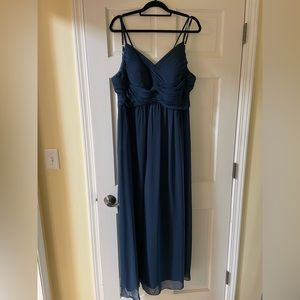 Navy Blue Bridesmaids Dress